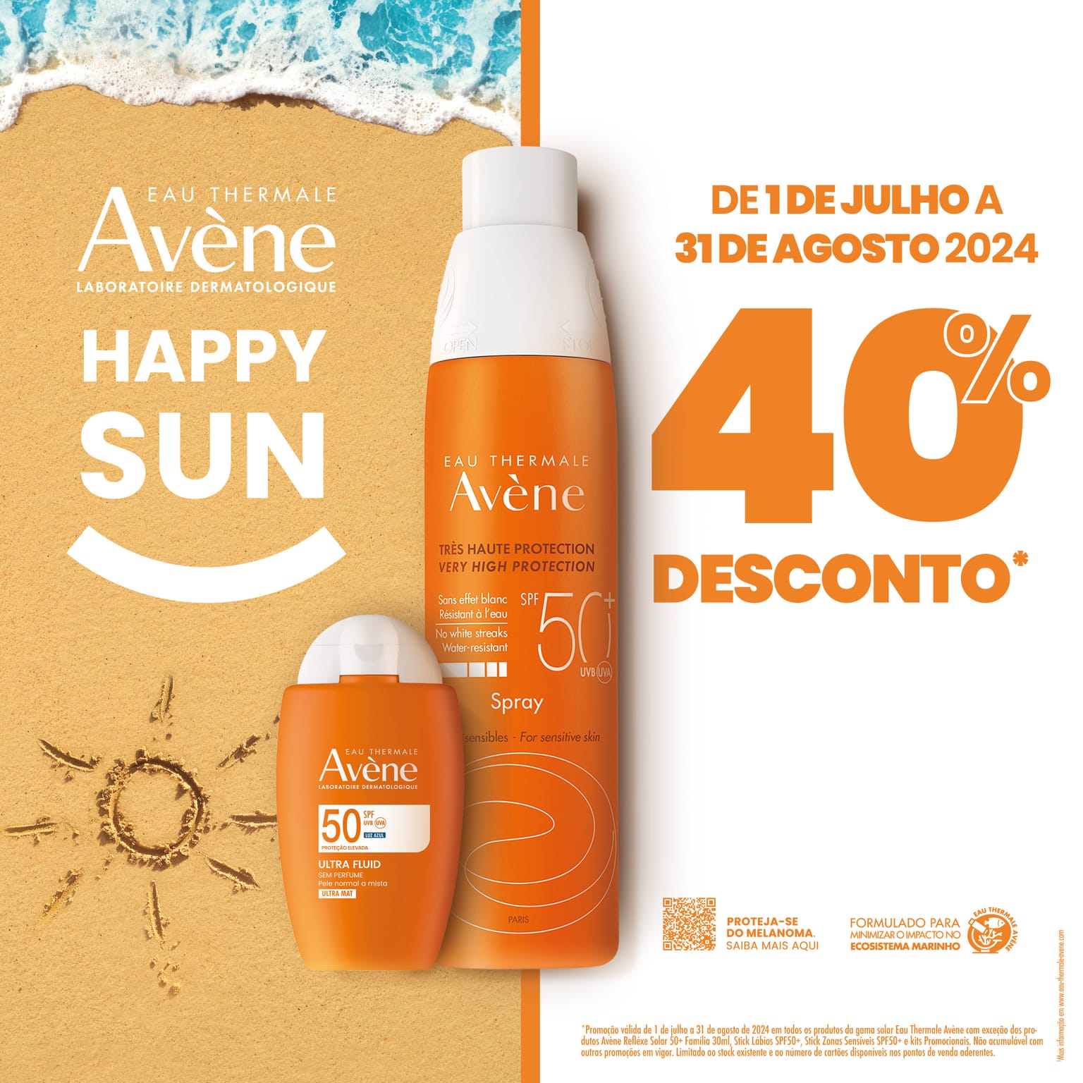 Avene Solares 40% Desconto