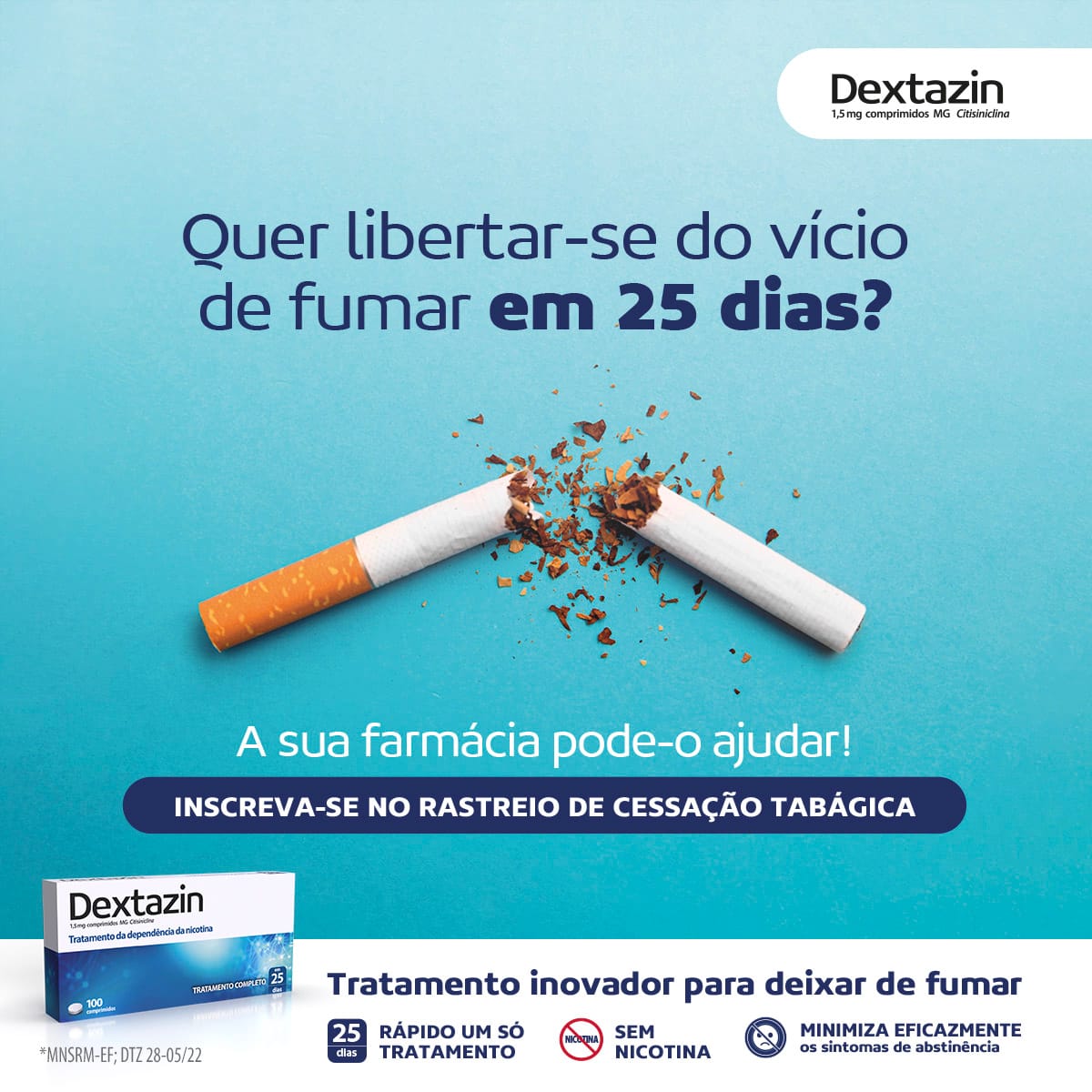 Está pronto para deixar de fumar? NÓS AJUDAMOS!