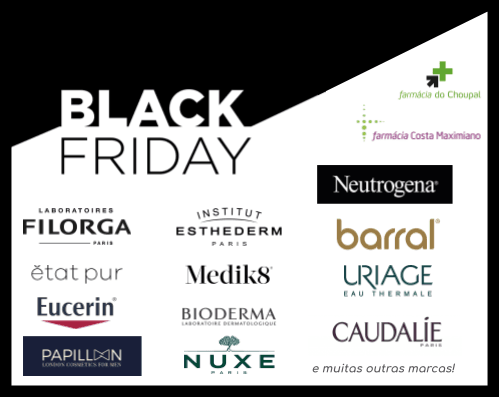🖤 Black Friday nas Farmácias do Choupal e Costa Maximiano — descontos imperdíveis a partir de hoje!